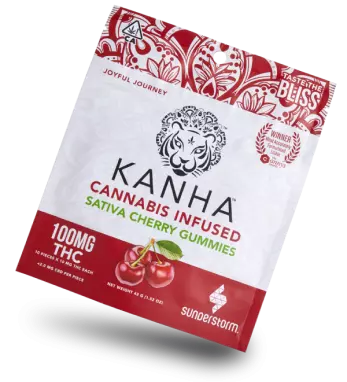 Kanha cannabis cherry gummies